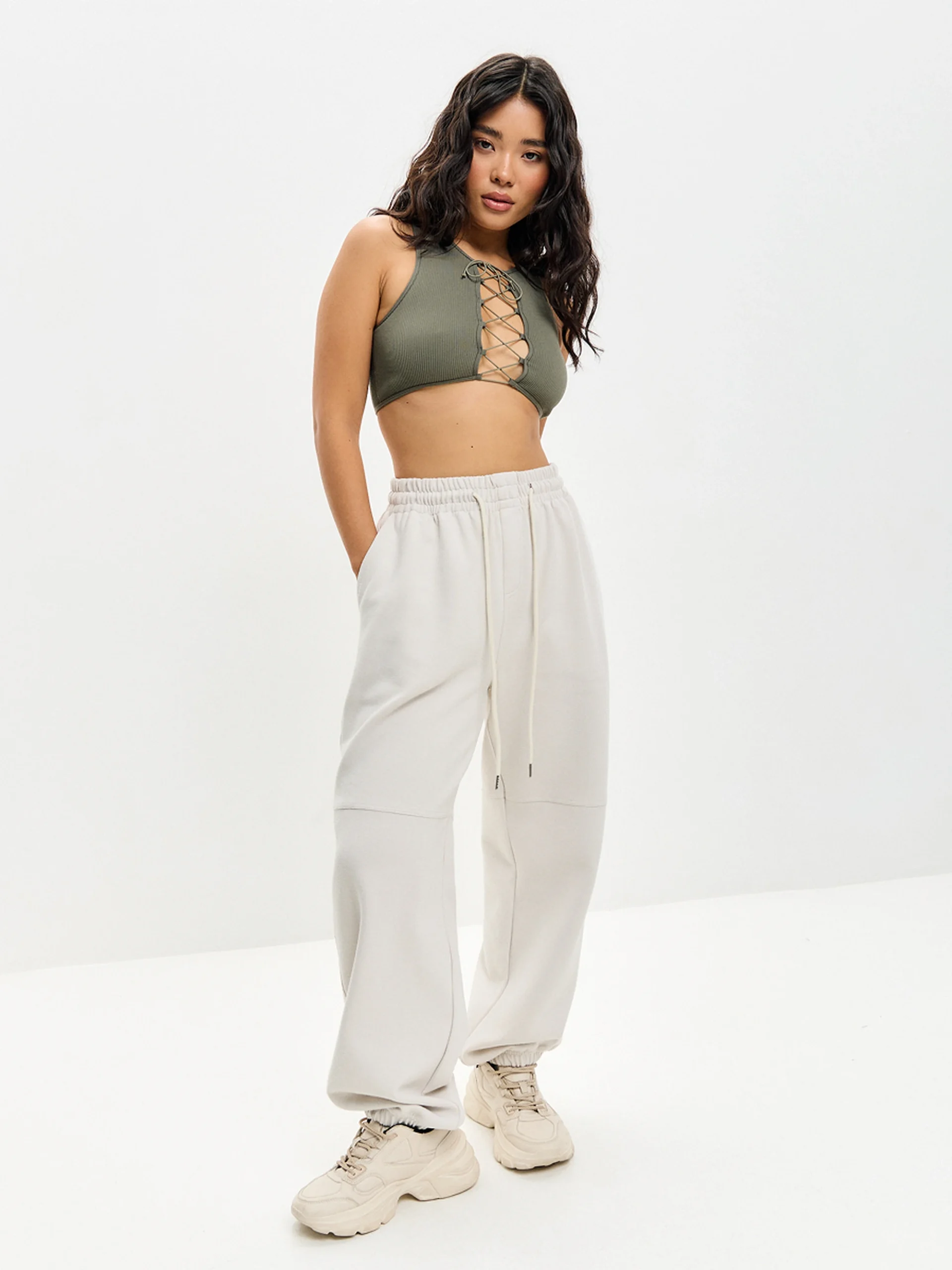 Штаны Джоги Слоновая Кость